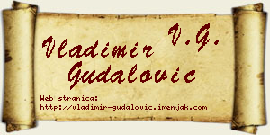 Vladimir Gudalović vizit kartica